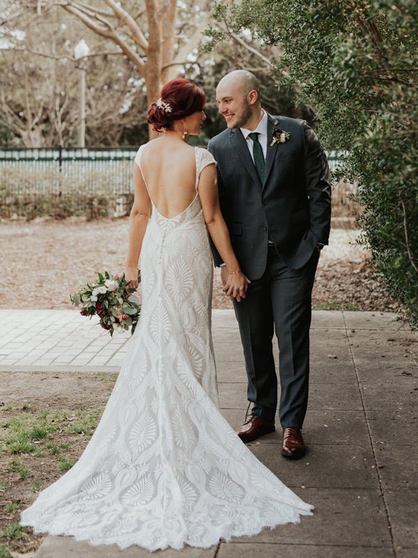 Real bride & groom: Melanie and Matt