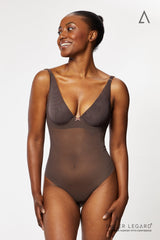 Seamless Backless Shapewear With Balconette Bra Style FRANKIE Made in UK -   Israel